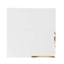 50-Pack Paper Beverage Napkins White with Gold Foil Edge - 2 Ply Disposable Soft 18GSM Cocktail Napkins for Events 5"x5"