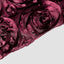 Rosette Satin 14"x108" Table Runner Burgundy - Grandiose Design