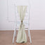 5 Pack Chiffon Chair Sashes Beige - Soft & Lightweight Designer Chair Bows 22"x78"