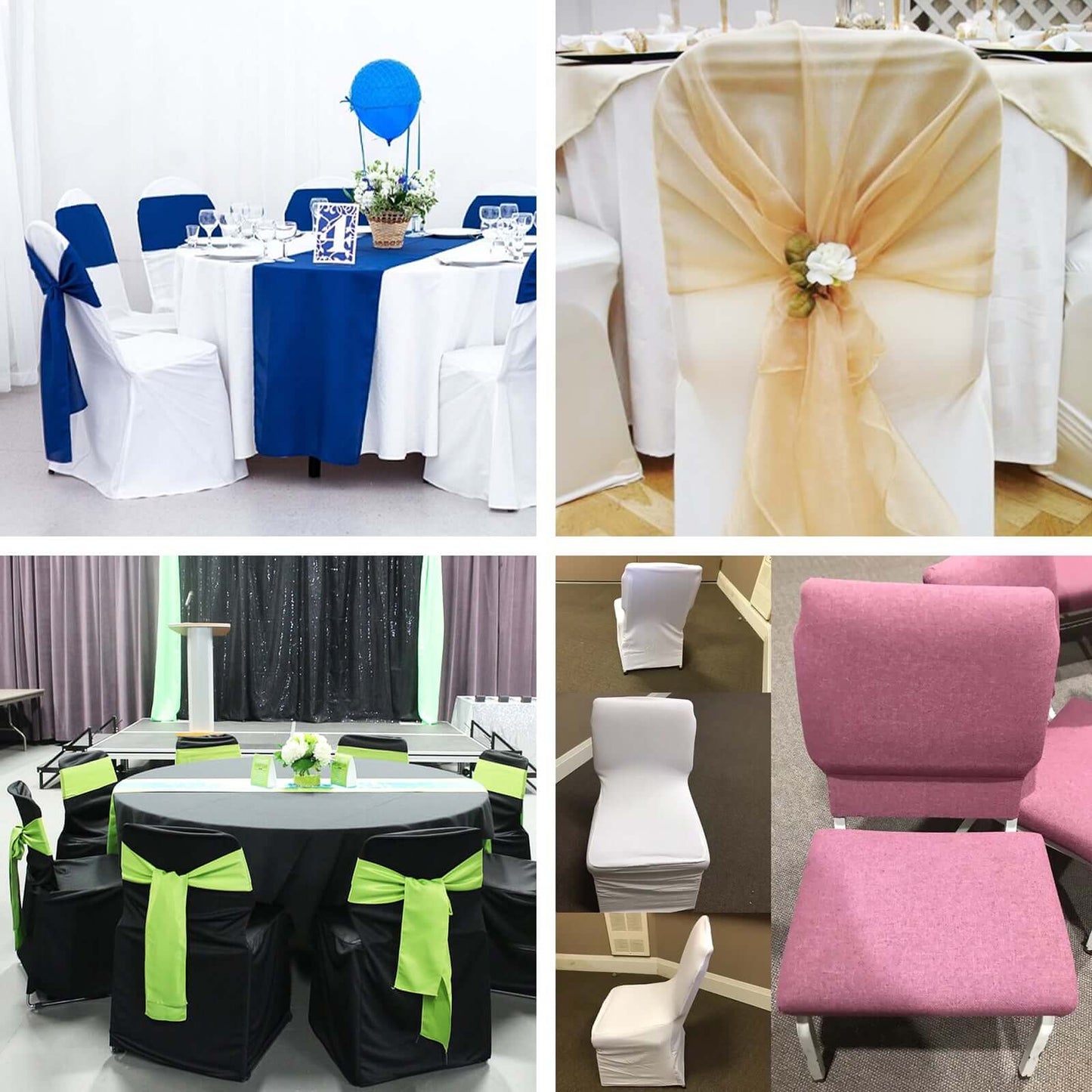 Scuba Stretch Chair Cover Ivory for Banquet Chairs Slim Fit Design - Wrinkle Free and Durable Slipcover