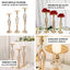 Set of 3 Metal Pedestal Stands with Crystal Ball Flower Bowl Design Gold - Pillar Candle Holders 20", 23", 25"