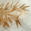 2-Pack Artificial Metallic Bamboo Leaf Branches Gold - Shiny Faux Plant Stems Vase Filler Floral Arrangement Centerpiece Decor 33"