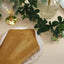 5 Pack Premium Velvet 20"x20" Napkins Gold - Soft Sheen Finish Cloth Napkins for Upscale Gatherings