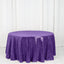Sequin 120" Round Tablecloth Purple - Seamless Glittering Table Cover
