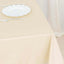 Scuba Square 54"x54" Tablecloth Beige - Wrinkle Free & Stain Resistant Table Cover