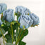 31" 24Pcs Dusty Blue Long Stem Artificial Silk Roses Flowers