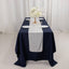 Premium Crushed Velvet 12"x108" Table Runner White - Soft & Wrinkle-Resistant Table Linen for Events