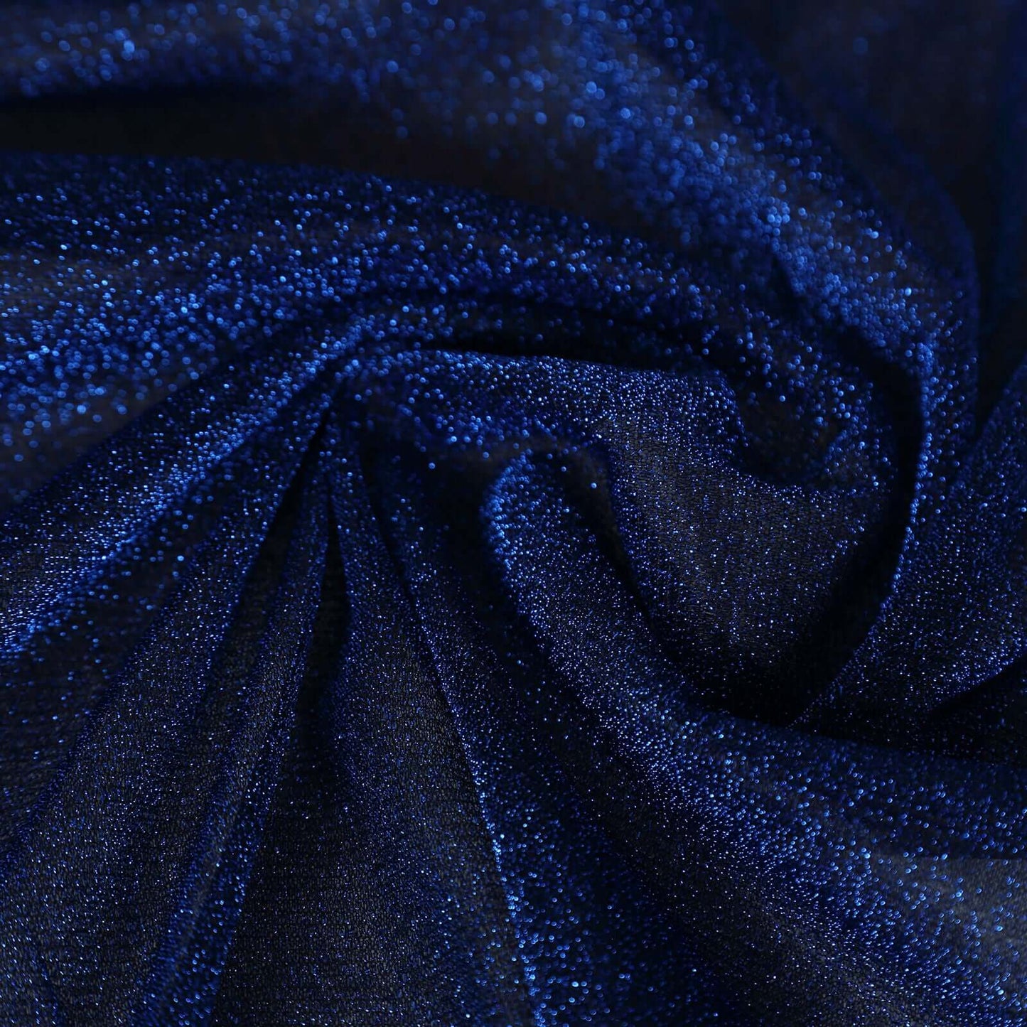 Glitter Gauze 27"x120" Table Runner Royal Blue - Sparkling Reusable Sheer Table Linen