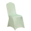 Spandex Chair Cover for Banquet Chairs Sage Green - Stretch 160GSM Fabric with Slip-On Slipcover