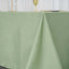 Polyester 90"x132" Rectangle Tablecloth Sage Green - Seamless Wrinkle-Resistant Table Cover