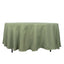 Premium Polyester 108" Round Tablecloth Dusty Sage Green - Wrinkle-Resistant 220GSM Table Cover