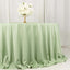Scuba Round 132" Tablecloth Sage Green - Wrinkle Free & Stain Resistant Seamless Table Cover