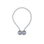 2 Pack Silver Magnetic Curtain Tie Backs For Window Drapes and Backdrop Panels