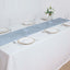 Premium Velvet 12"x108" Table Runner Dusty Blue - Sheen Finish Reusable Table Decor
