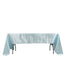 Satin Rectangular 60"x126" Tablecloth Light Blue - Smooth and Lustrous Table Cover