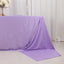 Scuba Rectangular 90"x156" Tablecloth Lavender Lilac - Wrinkle Free, Stain Resistant & Seamless Table Cover
