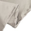 Lamour Satin 120" Round Tablecloth Silver - Seamless Table Cover with Soft Tempered Sheen