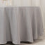 Premium Polyester 108" Round Tablecloth Silver - Wrinkle-Resistant 220GSM Table Cover