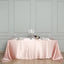 Satin Rectangular 90"x132" Tablecloth Dusty Rose - Seamless Table Cover
