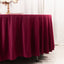 Scuba Round 108" Tablecloth Burgundy - Wrinkle Free & Stain Resistant Table Cover
