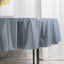 Scuba Round 90" Tablecloth Dusty Blue - Wrinkle Free & Stain Resistant Table Cover