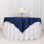 Scuba 70"x70" Table Overlay Square Tablecloth Navy Blue - Wrinkle Free & Stain Resistant Table Cover
