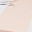 Scuba Polyester 12"x108" Table Runner Blush - Wrinkle-Free Table Linen