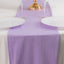 Scuba Polyester 12"x108" Table Runner Lavender Lilac - Wrinkle-Free Table Linen