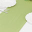 Scuba Polyester 12"x108" Table Runner Sage Green - Wrinkle-Free Table Linen