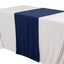 Scuba Polyester 24"x72" Wide Table Runner Navy Blue - Wrinkle-Free Table Linen