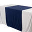 Scuba Polyester 36"x72" Wide Table Runner Navy Blue - Wrinkle-Free Trade Show Table Linen