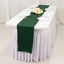 Scuba Polyester 12"x108" Table Runner Hunter Emerald Green - Wrinkle-Free Table Linen