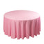 Scuba Round 120" Tablecloth Pink - Wrinkle Free & Stain Resistant Seamless Table Cover
