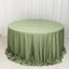 Scuba Round 132" Tablecloth Dusty Sage Green - Wrinkle Free & Stain Resistant Seamless Table Cover