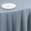 Scuba Round 108" Tablecloth Dusty Blue - Wrinkle Free & Stain Resistant Table Cover