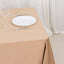 Scuba Square 70"x70" Tablecloth Nude - Wrinkle Free & Stain Resistant Table Cover