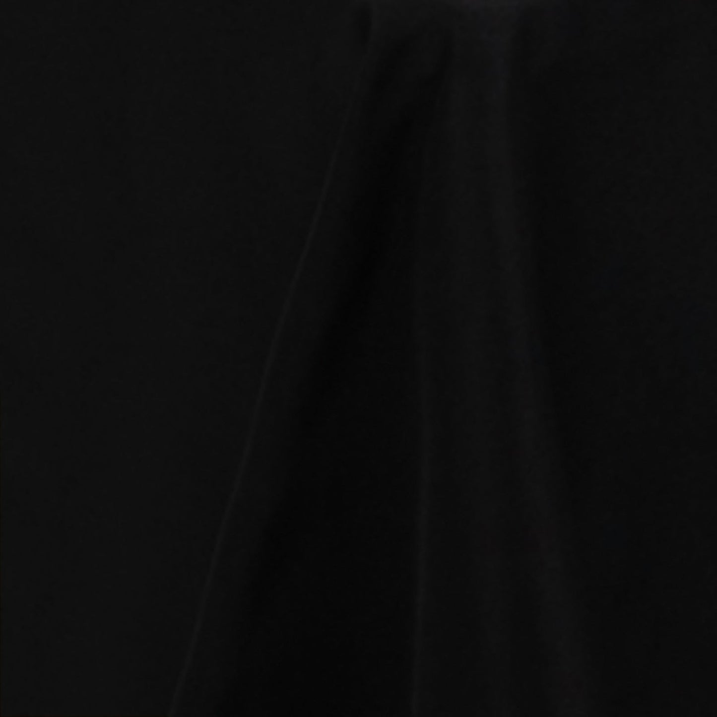 Fire Retardant Premium Polyester 120" Round Tablecloth Black - High-Performance Seamless Table Cover