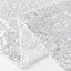 2 Pack Silver Sequin Event Curtain Drapes with Rod Pockets, Seamless Backdrop Event Panels - 8ftx2ft