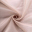 5 Pack Organza Chair Sashes Dusty Rose - Reusable Sheer Chair Bows 6"x108"