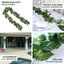 8ft Green UV Protected Artificial Silk Ivy Leaf Garland Vine, Outdoor Indoor
