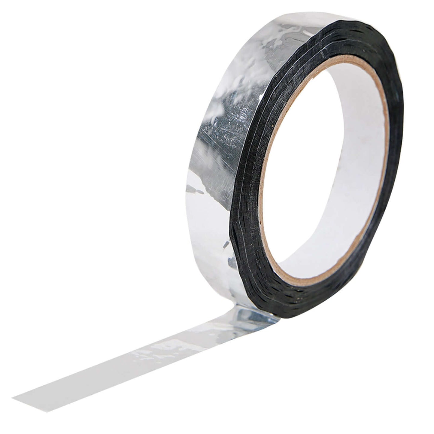 100 Yds 3/4" Silver Metallic Film Tape Adhesive, DIY Floral Wrap Craft Decor Tape - Polyester with Acrylic