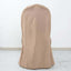 10 Pack Polyester Chair Cover for Banquet Chairs Nude - Stain-Resistant Reusable Slip-On Slipcover