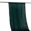 Hunter Emerald Green Crushed Velvet Backdrop Curtain â€“ 5ft x 12ft Event Drape with Rod Pocket, Privacy Panel for Photo Booths & Events