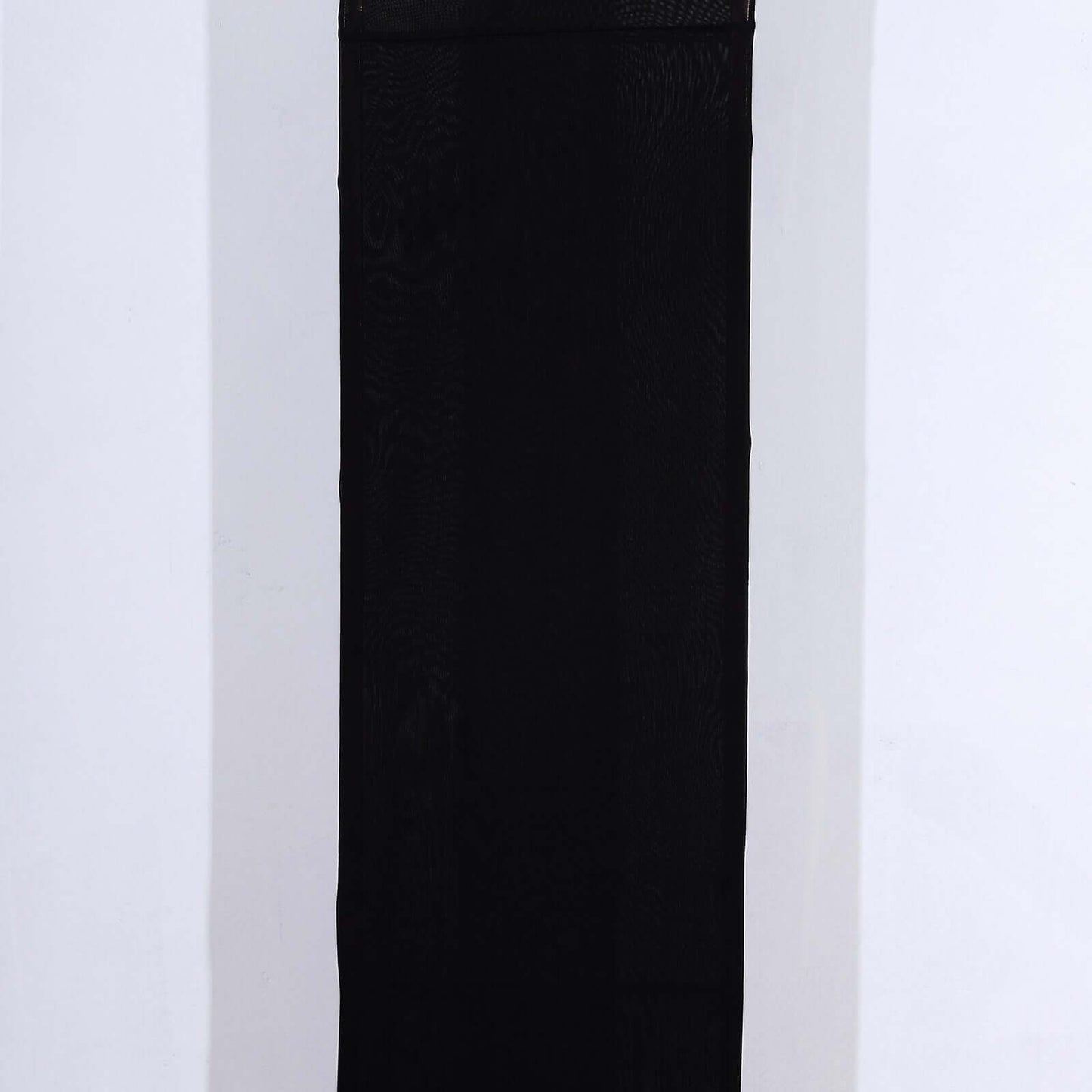 8ft Black Spandex Fitted Open Arch Wedding Arch Cover, Double-Sided U-Shaped Backdrop Slipcover