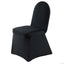 Premium Spandex Chair Cover with Foot Pockets for Banquet Chairs Black - Stretch 220GSM Fitted Slipcover