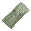 5 Pack Stretch Spandex Chair Sashes Dusty Sage Green - Reusable Chair Bands with Silver Diamond Ring Slide Buckle 5"x14"