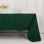 Premium Polyester 60"x126" Rectangle Tablecloth Hunter Emerald Green - Stain-Resistant 220GSM Finish Table Cover