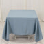 Premium Polyester Square Tablecloth 70"x70" Dusty Blue 220GSM Wrinkle-Resistant Table Cover