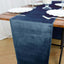 Premium Velvet 12"x108" Table Runner Navy Blue - Sheen Finish Reusable Table Decor