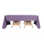 Polyester 72"x120" Rectangle Tablecloth Violet Amethyst - Durable and Stylish Table Cover